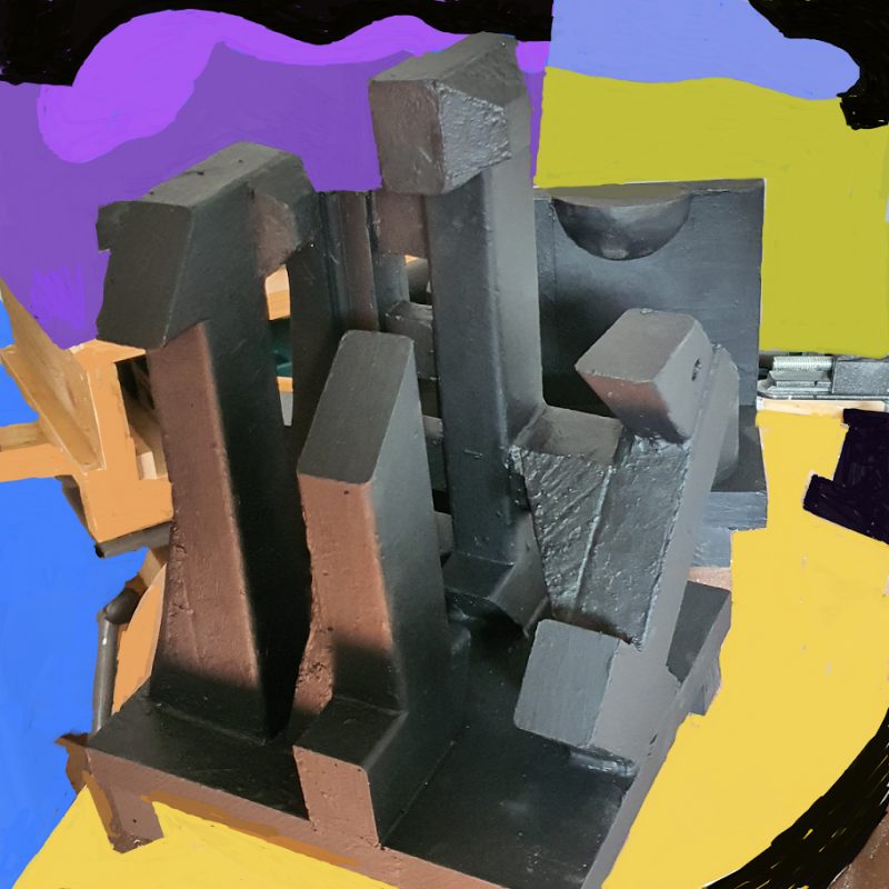 Abstrakti veistos taideteos