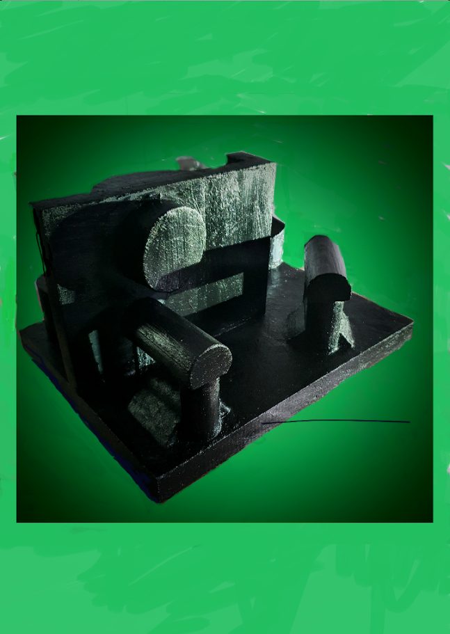 Veistos mixed media taideteos Helsinki